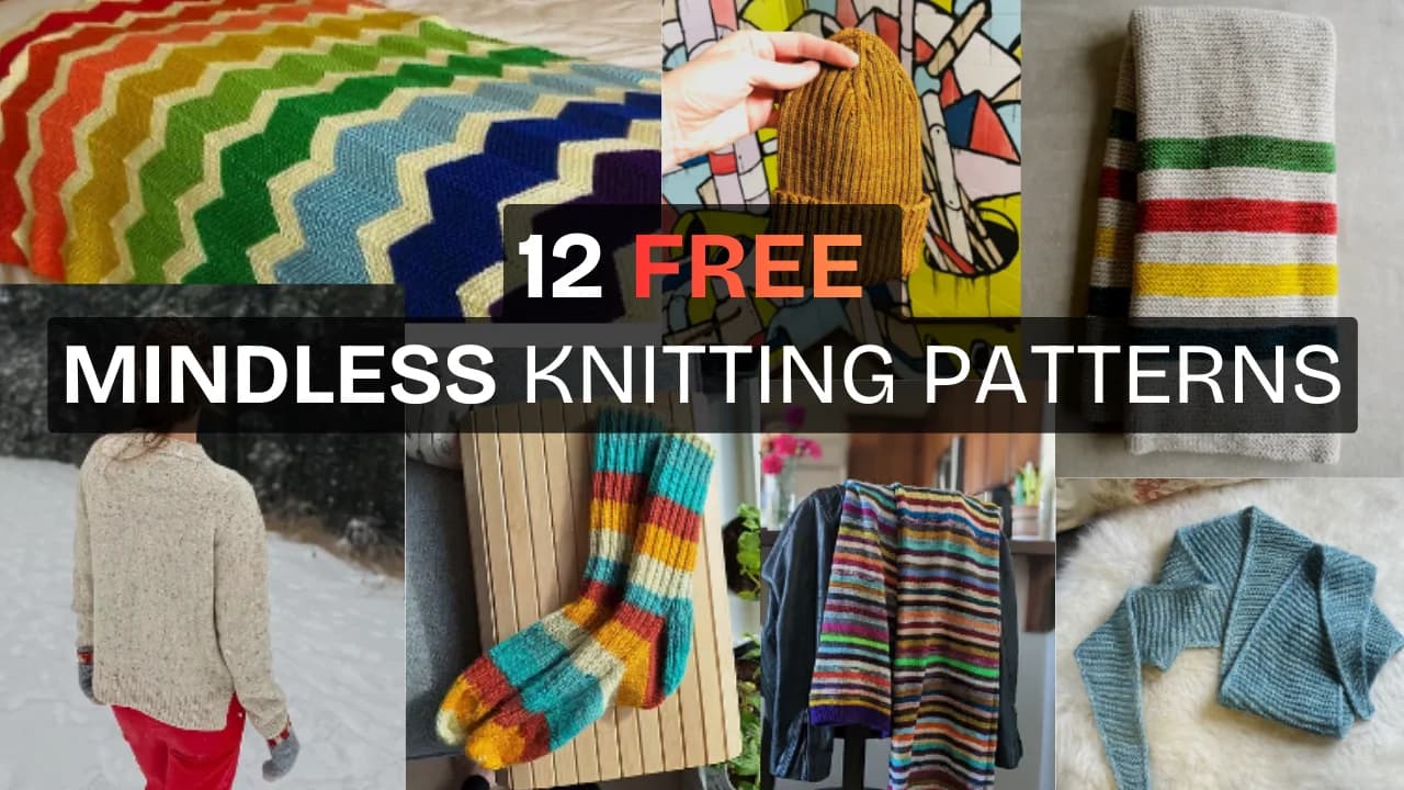 Cover Image for 12 Relaxing and Free Knitting Projects You Should Cast On Right Now