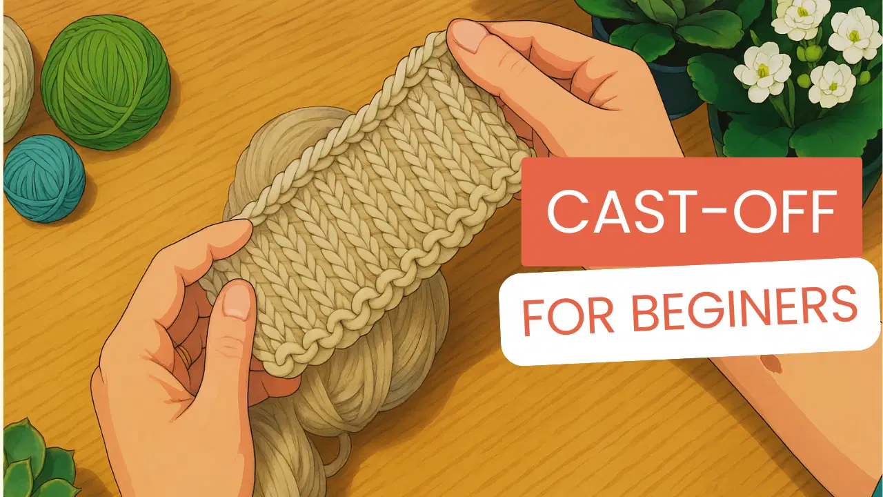Cover Image for How to cast off knitting: the easiest method