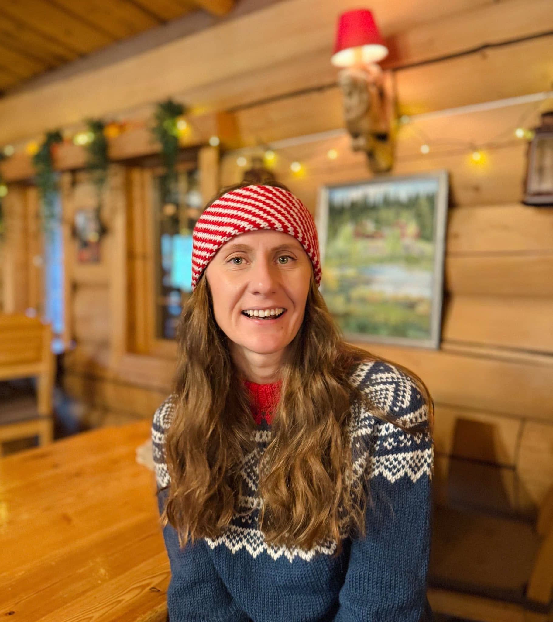 Candy Cane Headband knitting pattern