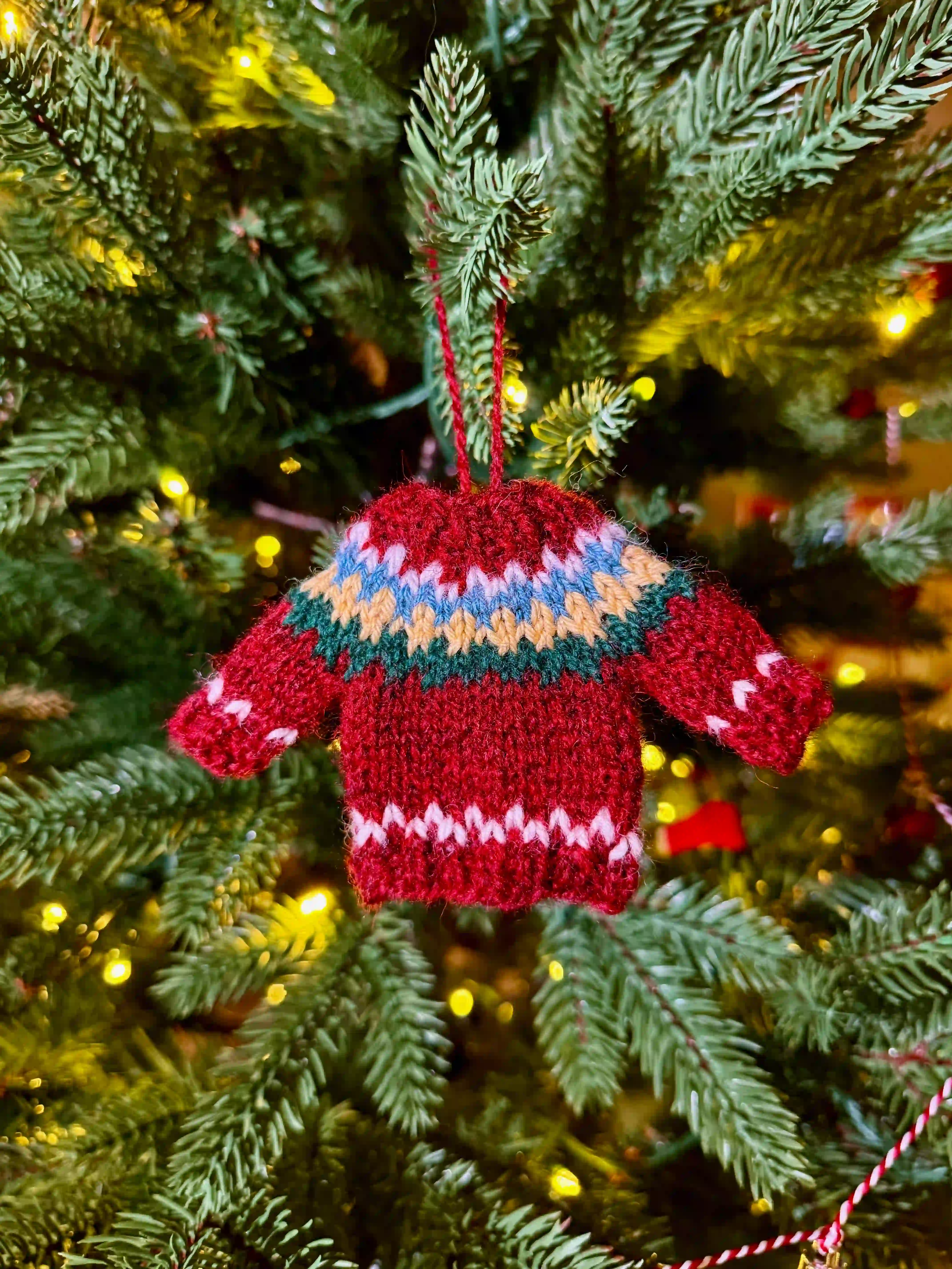 Icelandic Mini Sweater knitting pattern