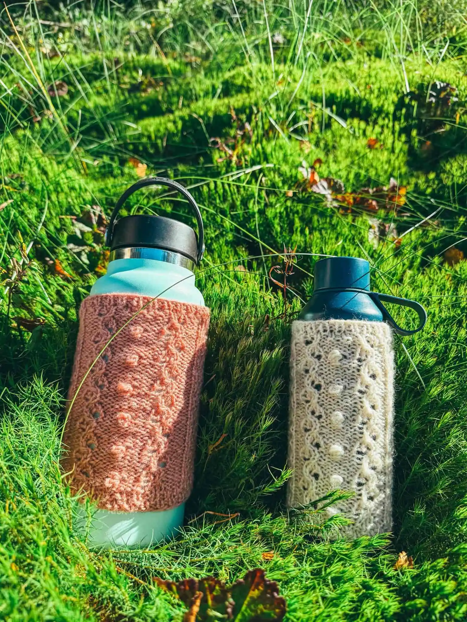Nordland Water Bottle Cover knitting pattern